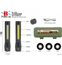 Фонарь Police с боковой подсветкой BL C62 COB+USB CHARGE (240 шт/ящ)