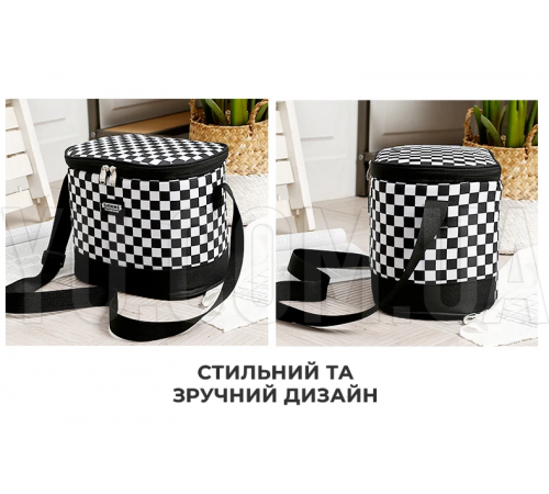 Термосумка для транспортировки холодных и горячих продуктов, напитков GP 4337 сумка-холодильник 11 л