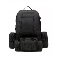 Рюкзак тактический с подсумками Eagle B08 55 литр Black ART 8142 (40 шт/ящ)