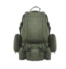 Рюкзак тактический с подсумками 55 л, (53х35х22 см), b08, олива ART 8144 (30)