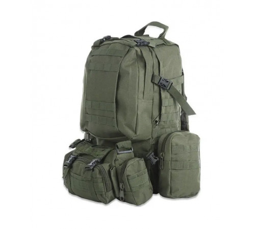 Рюкзак тактический с подсумками 55 л, (53х35х22 см), b08, олива ART 8144 (30) за 1449 грн