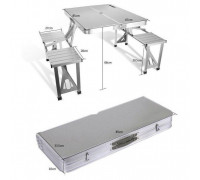 Складаний алюмінієвий стіл для пікніка зі стільцями Picnic Table