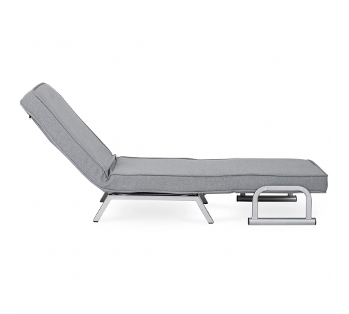 Раскладное кресло,раскладушка MEBEL ELITE BART,серый (KR-65)(крісло-80/65/68; ліжко-190/65)