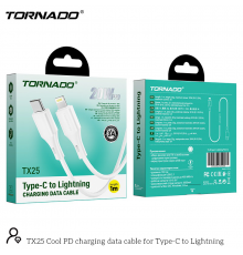 USB-L TORNADO TX25 (PD20W 3A/1m) Lighting white