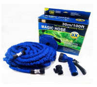 Шланг поливочный растягивающийся X HOSE 30m 100FT Steel/ 2063 (40)