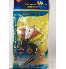 Кабель 3RCA-3RCA 3м ART-1520 (500)