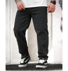 Джинси stussy ballon потертий чорний ТР6861