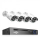 Вуличний комплект відеоспостереження на 4 камери з реєстратором DVR KIT 7004/Набір камер відеоспостереження за 3519 грн