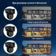 Двойная уличная Wi-Fi камера видеонаблюдения 2+2 Мп E390 + Led подсветка IP66 (Eyes390)