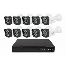 Набір на 8 камер DVR KIT 945 8ch Gibrid / Комплект відеоспостереження з 8 Wi-Fi камер + реєстратор