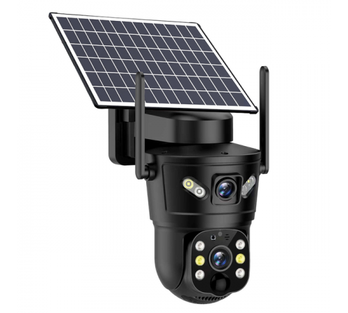 IP камера відеоспостереження RIAS D05 (v380Pro APP) 4G 2 3MP+3MP за 1986 грн