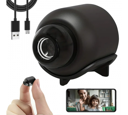 Портативная камера с ночной съемкой 1080P, X5 Mini / Мини Wi-Fi камера с удаленным доступом