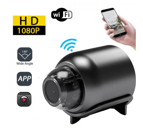 Портативная камера с ночной съемкой 1080P, X5 Mini / Мини Wi-Fi камера с удаленным доступом