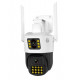 Камера 360 (P12-P6MP)-mpКамера Wifi ptz подвійний уклін 3mp+3mp= 6mp камера +12v2a power *icsee