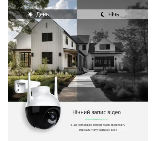 Камера 6МП IP N18-6mp видеокамера поворотная CAMERA Ap ICSEE 6 mp + Блок питания