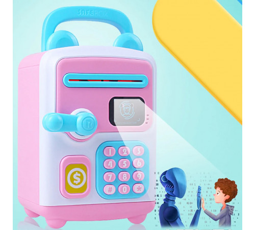 Електронна скарбничка-сейф із кодовим замком Face Recognition Money BOX