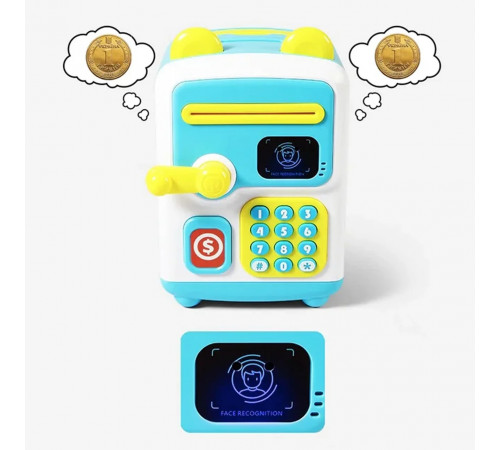 Електронна скарбничка-сейф із кодовим замком Face Recognition Money BOX