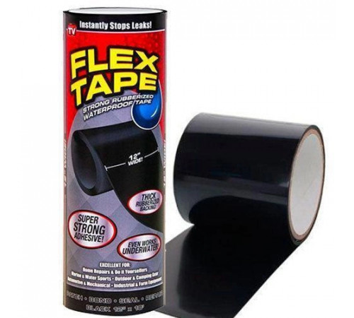 Водонепроницаемая сверхпрочная изоляционная лента скотч Flex Tape ширина 200 мм хART 5516 (60 шт/ящ) за 194 грн