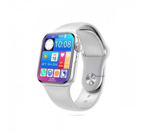 серый Смарт-часы Smart Watch GS7 MINI 41 мм, Фитнес часы с тонометром и пульсоксиметром