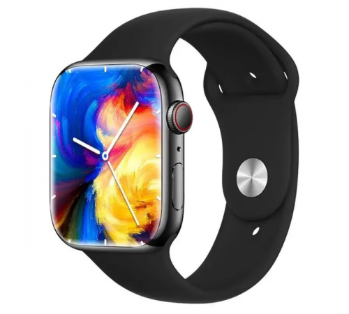 Смарт-часы Smart Watch GS7 Pro Max, 45 мм, звонки, беспроводная зарядка серый