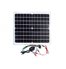 Портативна сонячна панель CL 1825 20W, з виходом USB, 5/9/18 V, 1.33-3.7 A