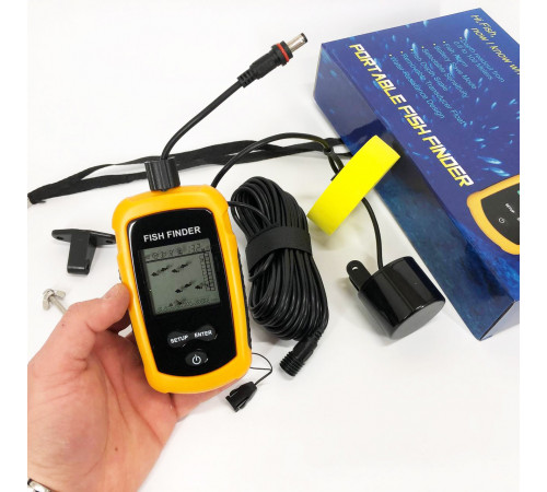 Эхолот портативный Fish Finder до 100м сонар портативный универсальный SP-11