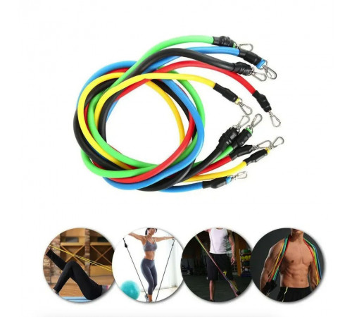 Эспандер для подтягивания на турнике exercise pipe, Резинка для фитнеса и спорта лента эспандер ZP-36