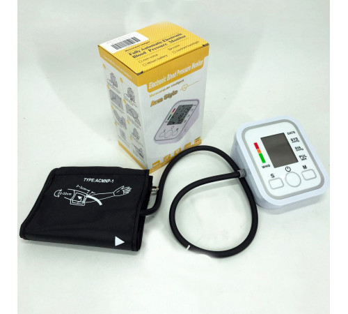 Аппарат для измерения давления автоматический ARM Style B02R, Качественный точный плечевой тонометр ZM-10