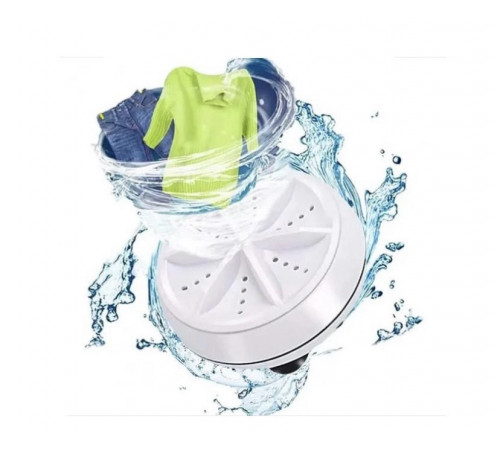 Портативная Ультразвуковая Стиральная Машина Ultrasonic С Мини-USB TURBINE WASH ART 2640 (100 шт/ящ) за 253 грн