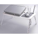 Портативний столик для ноутбука з охолодженням 2 USB кулерами E-Table LD-09 (10) за 673 грн