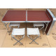 Стол для пикника с 4 стульями Folding Table 120х60х55/60/70 см XL 172 (1 шт/ящ) за 1967 грн