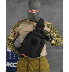 Сумка через плече тактична SILVER KNIGHT black РГ5516