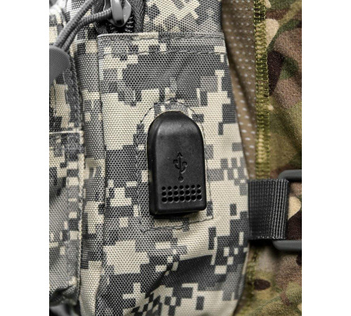 Армейская нагрудная сумка рюкзак с USB портом Защитник NATO ДЛ7539