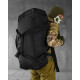 Сумка рюкзак тактична поліція НГУ похідна 3 в 1 на 65 л рюкзак чорний посилений