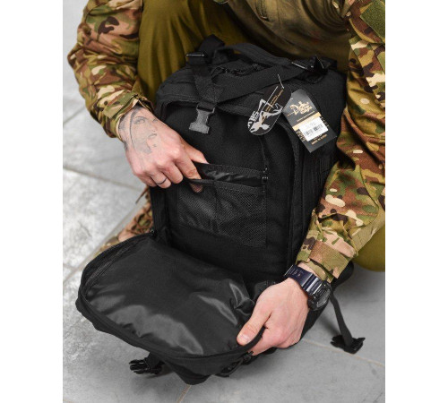Рюкзак тактический 45л 800D Silver Knight USA black ВТ6387
