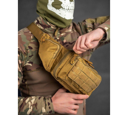Тактическая сумка на пояс MILITARY RANGERS кайот ВТ7592