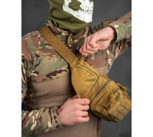 Тактическая сумка на пояс MILITARY RANGERS кайот ВТ7592