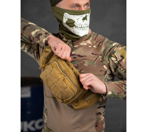 Тактическая сумка на пояс MILITARY RANGERS кайот ВТ7592