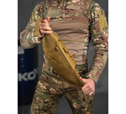 Тактическая сумка на пояс MILITARY RANGERS кайот ВТ7592