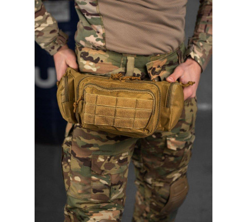 Тактическая сумка на пояс MILITARY RANGERS кайот ВТ7592