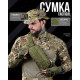 Сумка тактична через плече або на пояс олива ДЛ6327