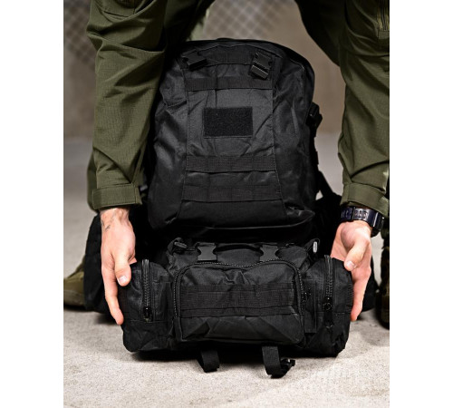 Рюкзак тактический bresh black 55Л ПП8053