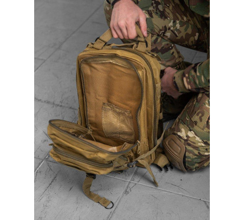 Штурмовой тактический рюкзак 25л indestructible кайот РГ6262