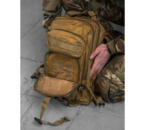 Штурмовой тактический рюкзак 25л indestructible кайот РГ6262