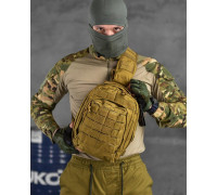 Сумка через плечо тактическая SILVER KNIGHT coyot РГ4626