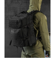 Рюкзак штурмовой черный тактический полиция US Laser Cut Assault black 17-0!