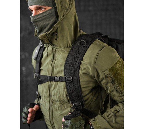 Рюкзак штурмовий чорний 40л.