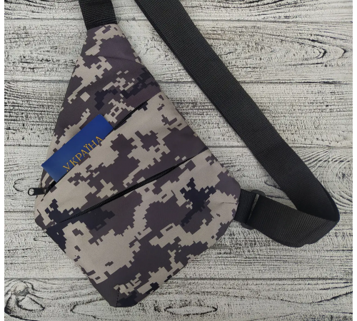 Чоловіча сумка месенджер через плече Cross Body 4634 міні рюкзак антизлодій для телефону ключів та документів