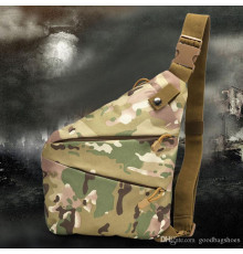 Чоловіча сумка месенджер через плече Cross Body 4634 міні рюкзак антизлодій для телефону ключів та документів Камуфляж