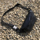 Чоловіча поясна бананка чорна, Зручна сумка-бананка для подорожей, Чоловіча бананка універсальна UG-24 за 621 грн